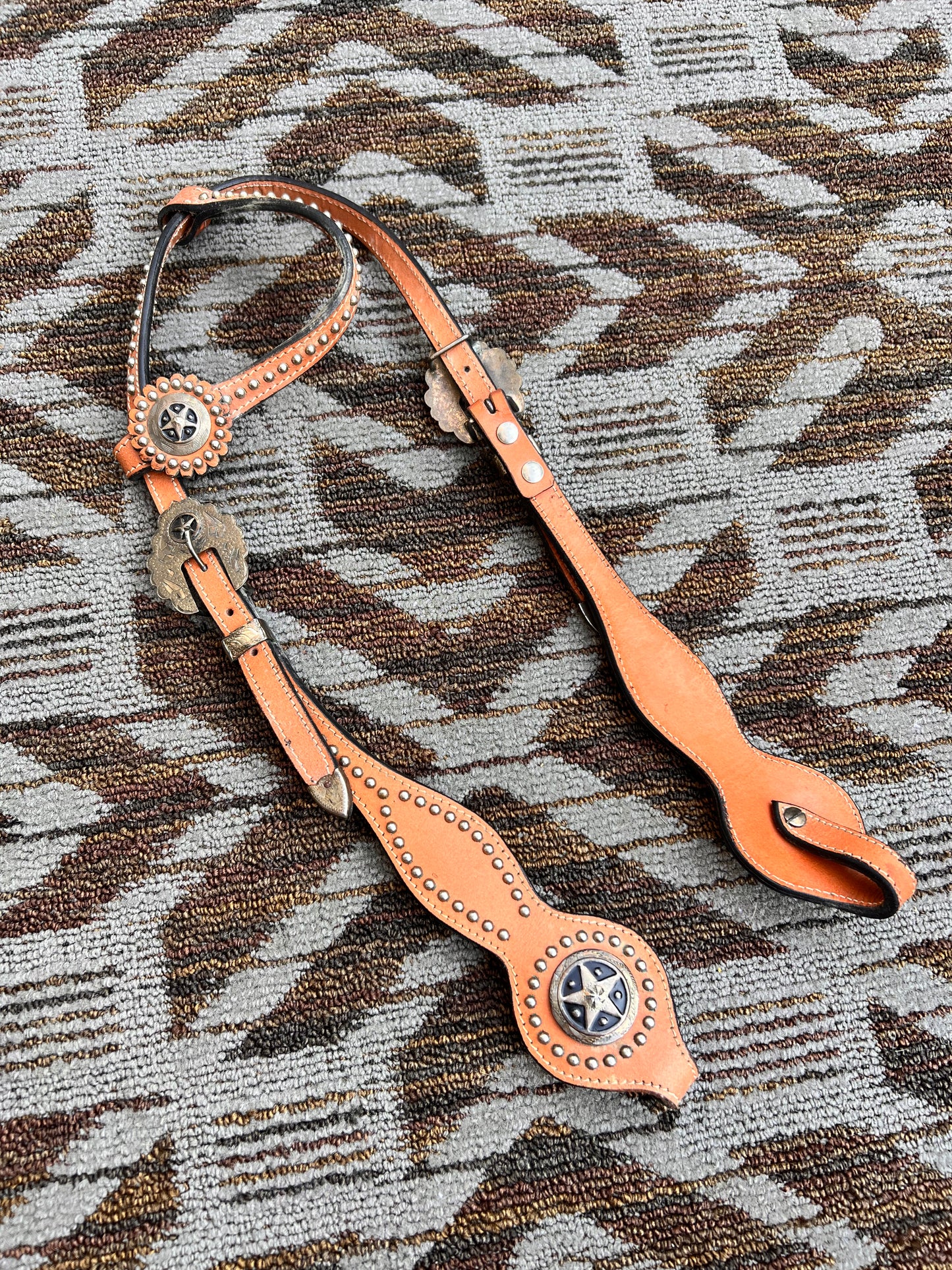 Silver One Ear Headstall