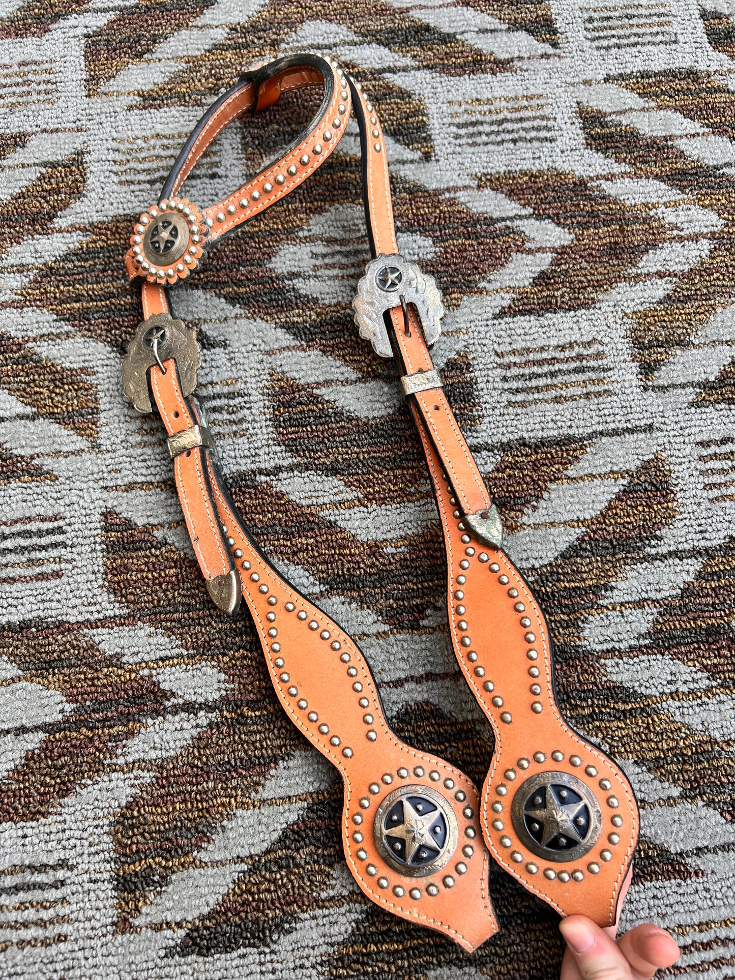 Silver One Ear Headstall