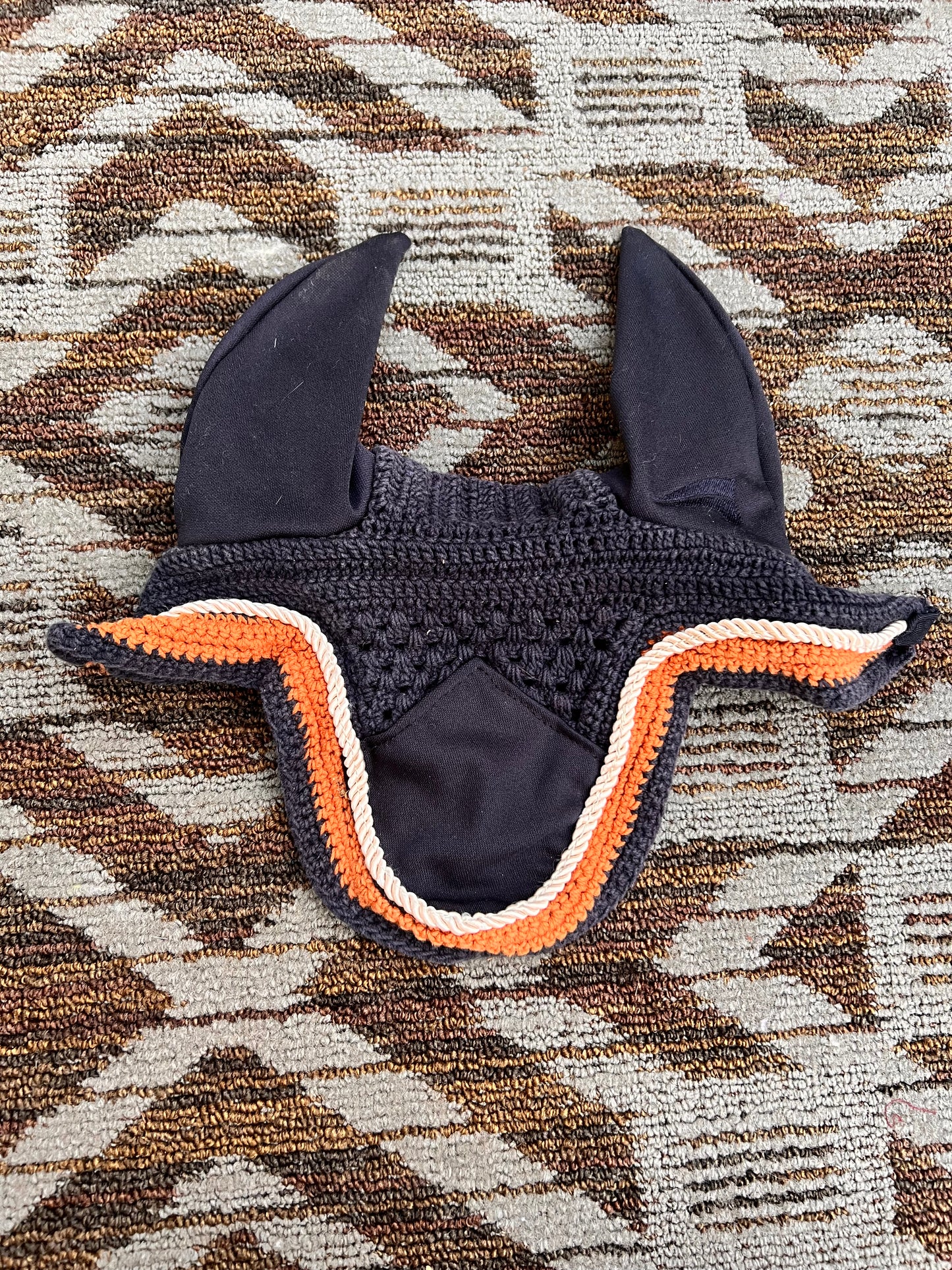 Navy/Orange Bonnet