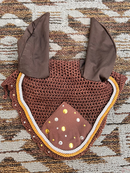 Brown/Gold Bonnet