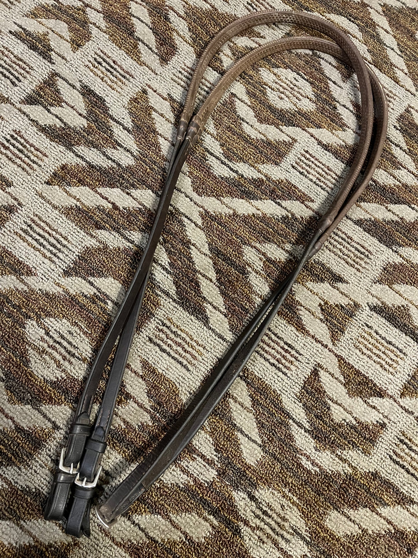 Equus Brown Rubber Reins