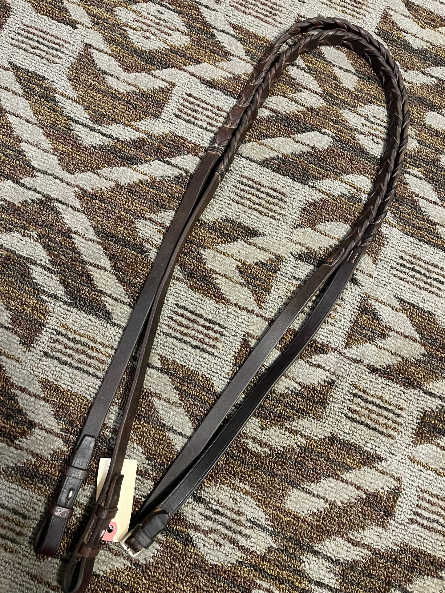 Stubben Brown Laced Reins