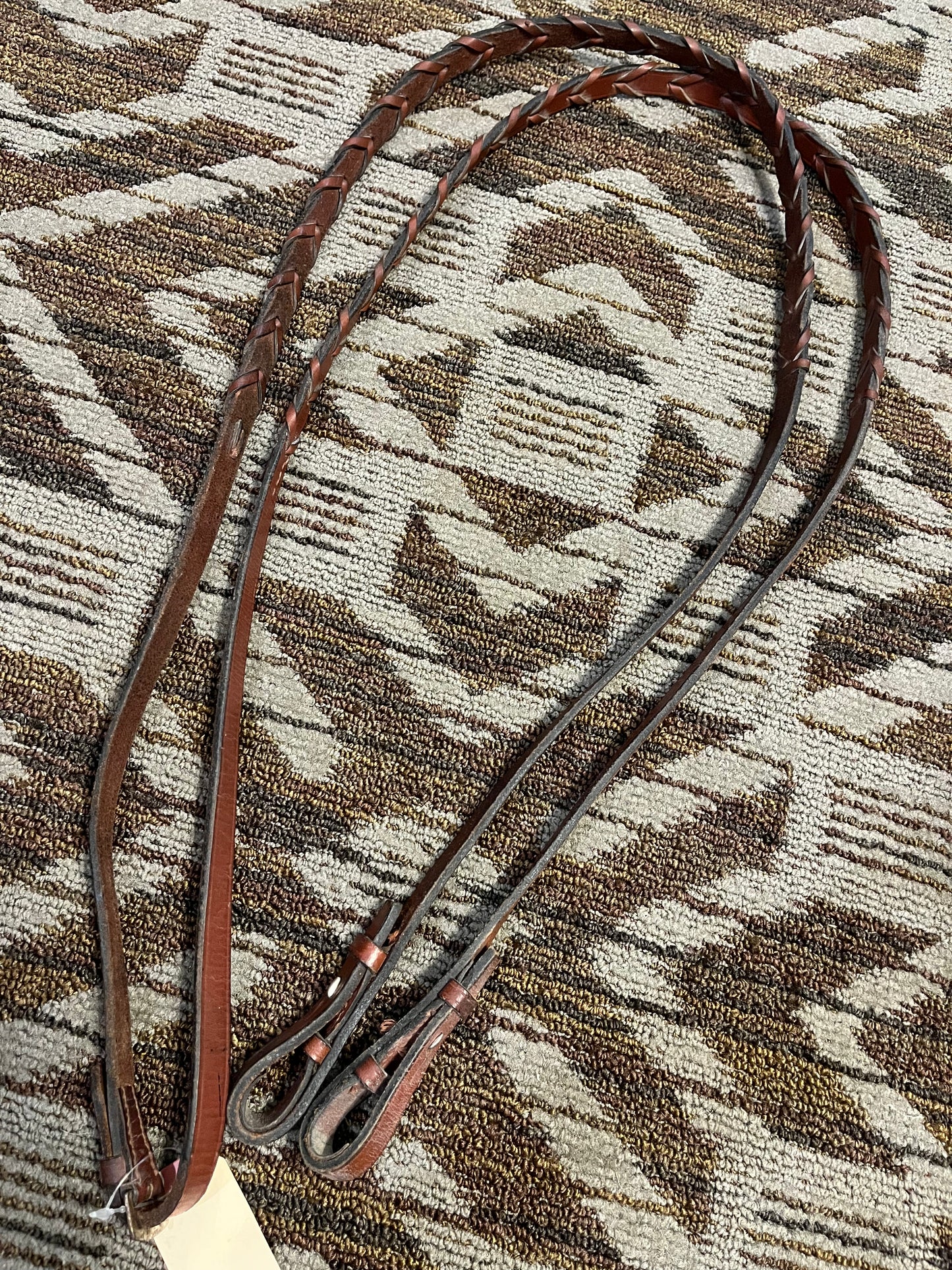 Chestnut Laced Reins