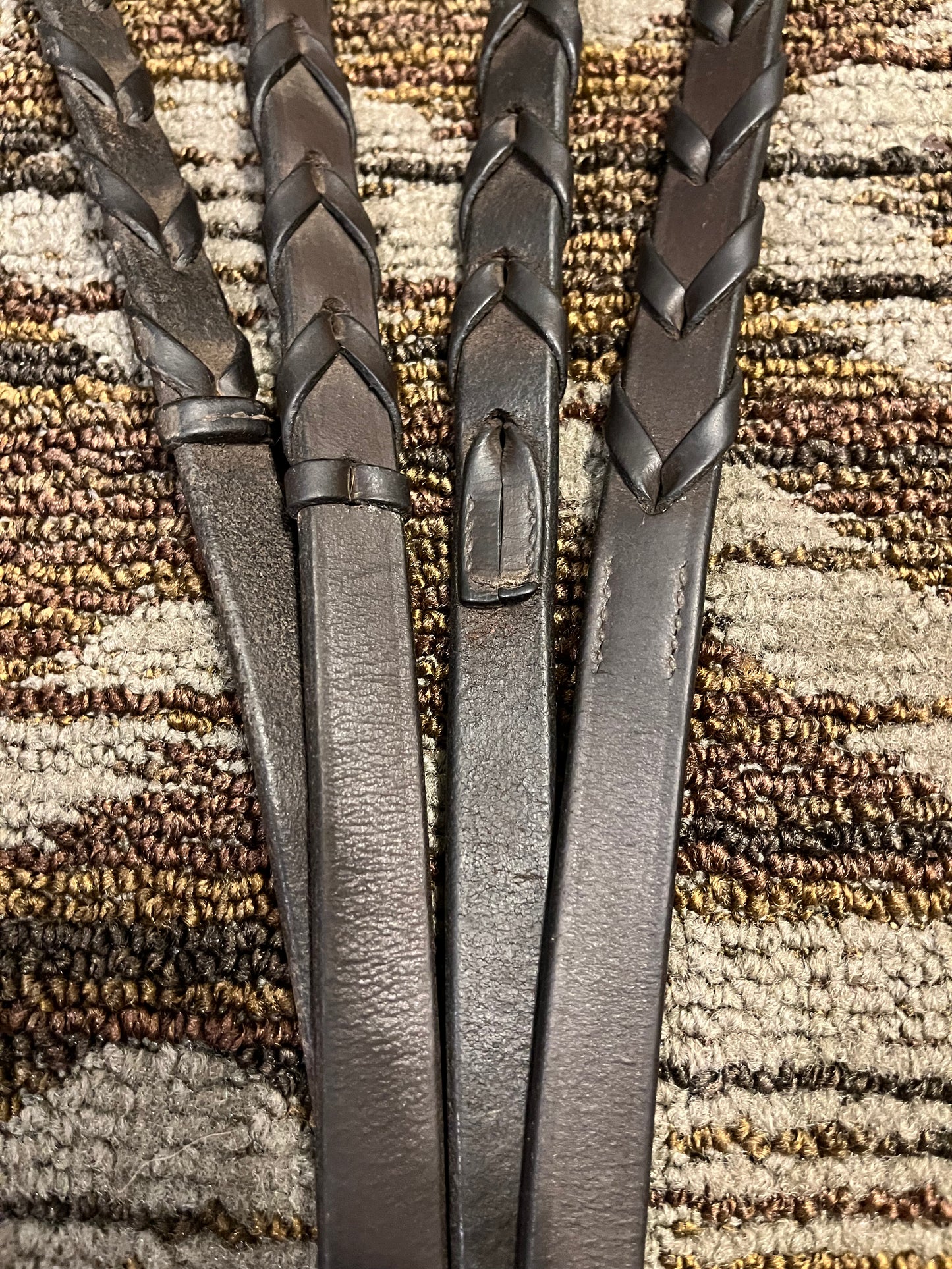 Dark Brown Laced Reins