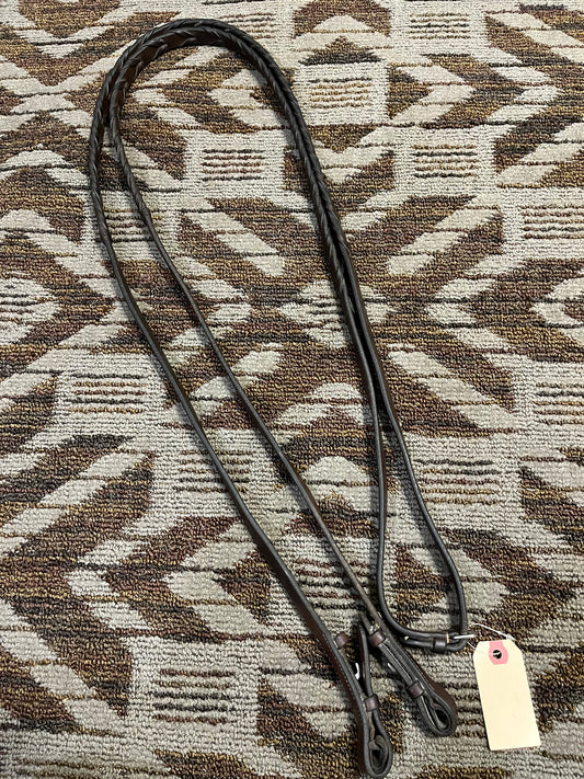 Dark Brown Laced Reins