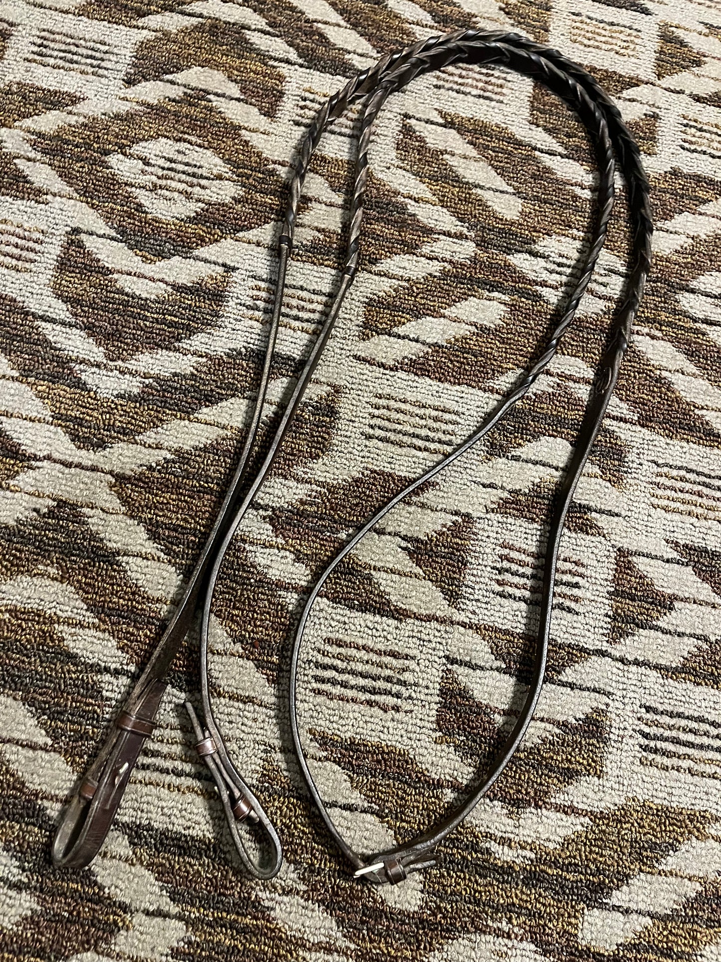 Dark Brown Laced Reins