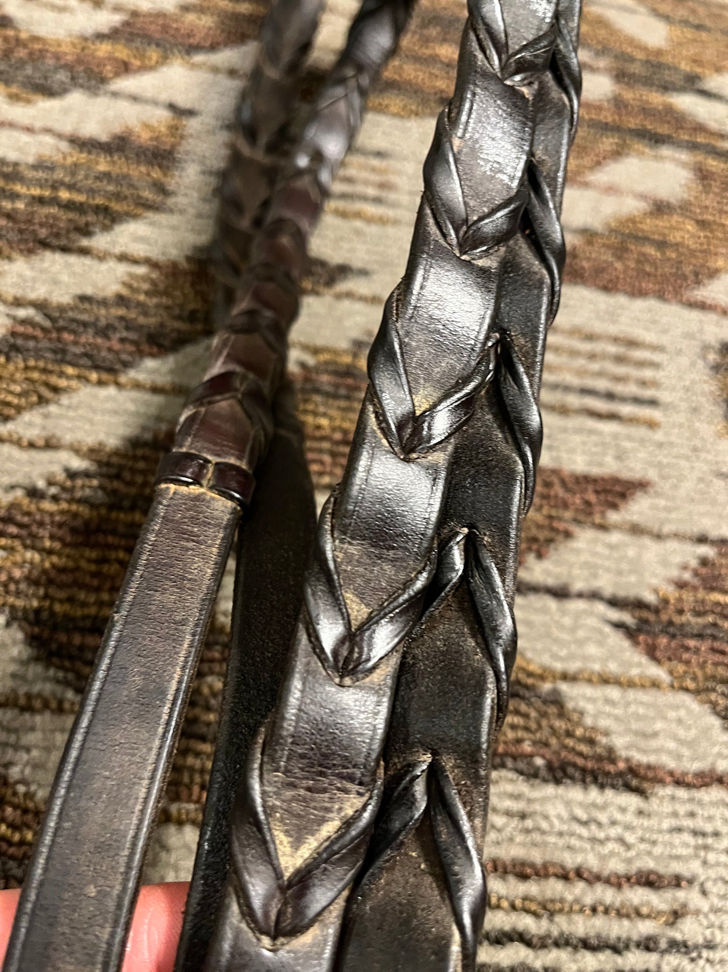 Dark Brown Laced Reins