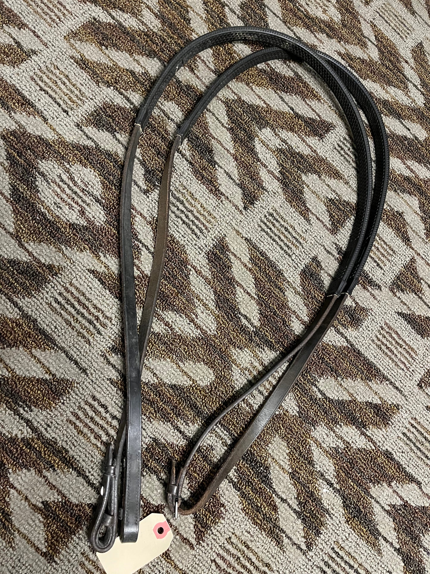 Equus Black Rubber Reins