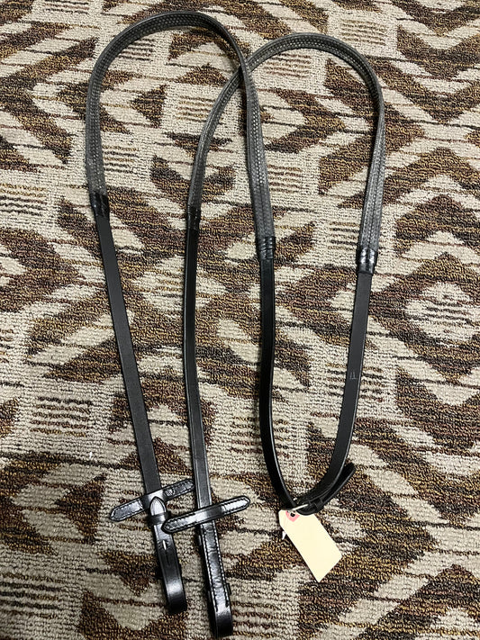 Black Rubber Reins