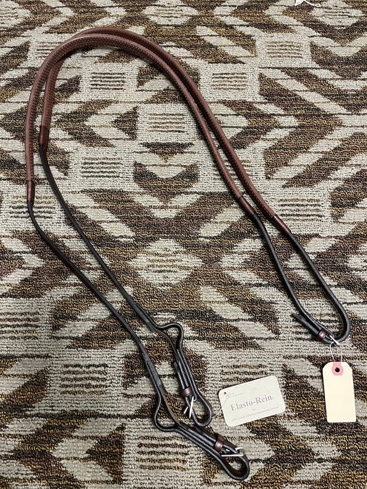 Elasto-Rein Brown Rubber Reins