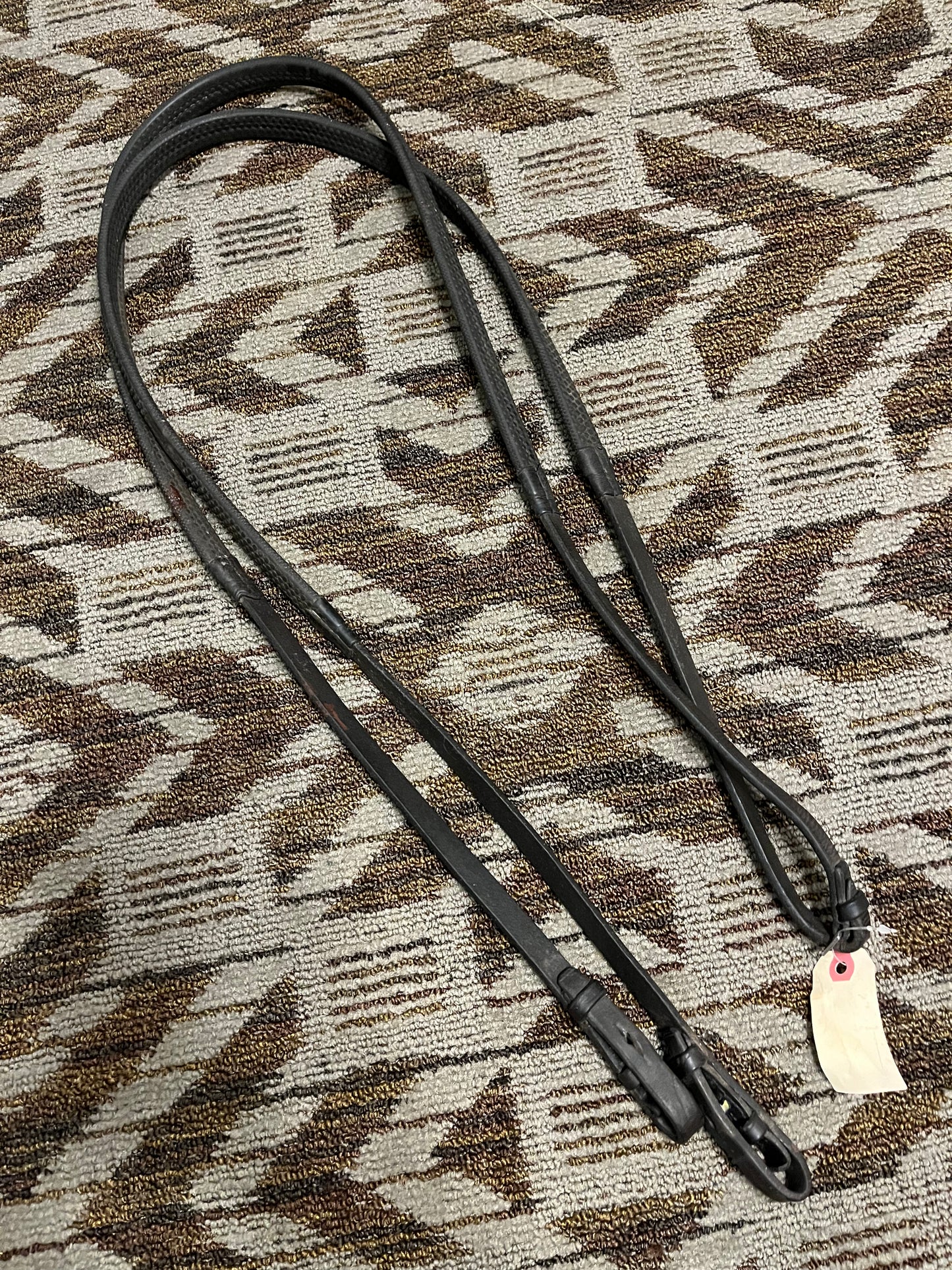 Black Rubber Reins