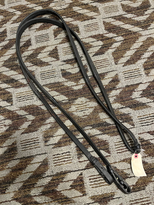 Black Rubber Reins