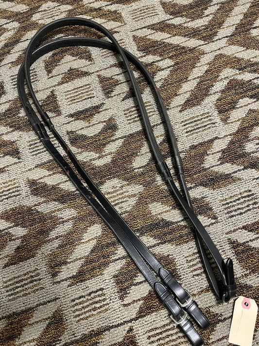 Kris Black Rubber Reins