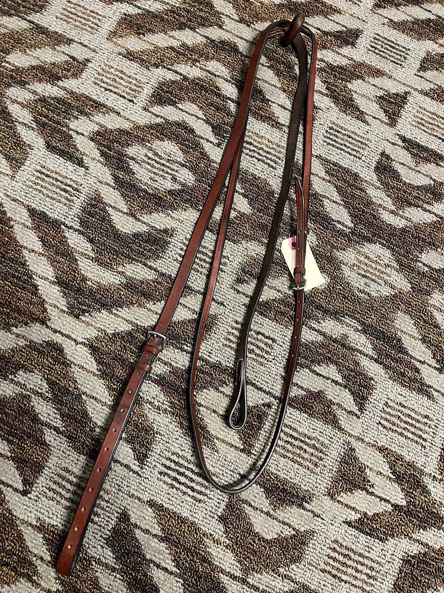Brown Leather Standing Martingale