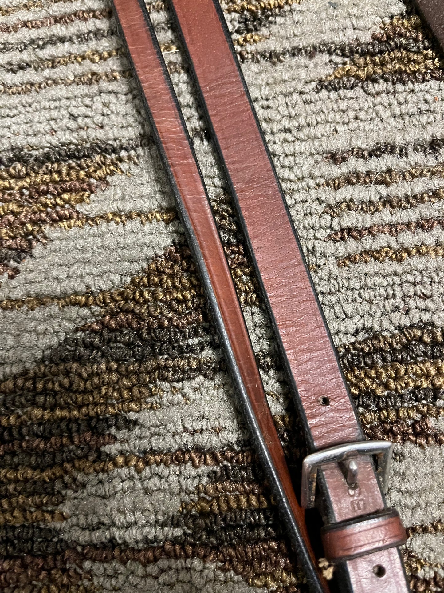 Brown Leather Standing Martingale