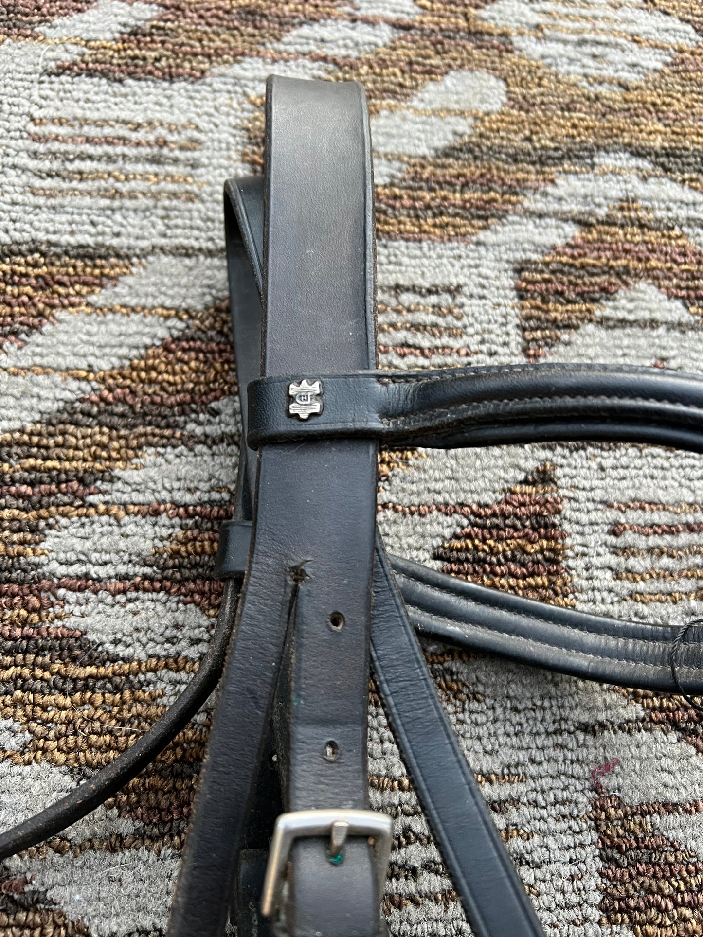 Black Stamped Bridle