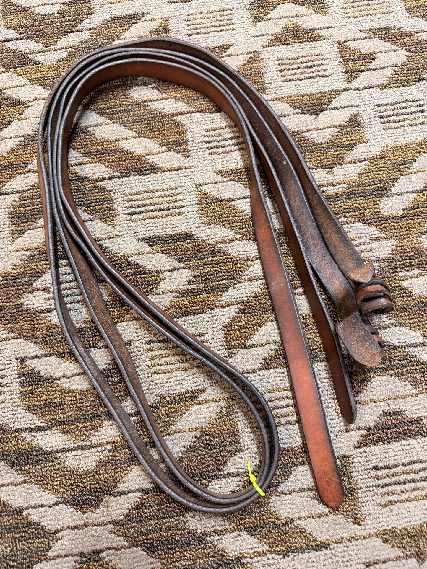 Wide Leather Split Reins