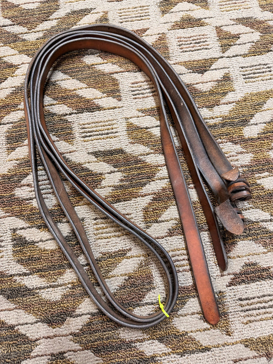 Wide Leather Split Reins