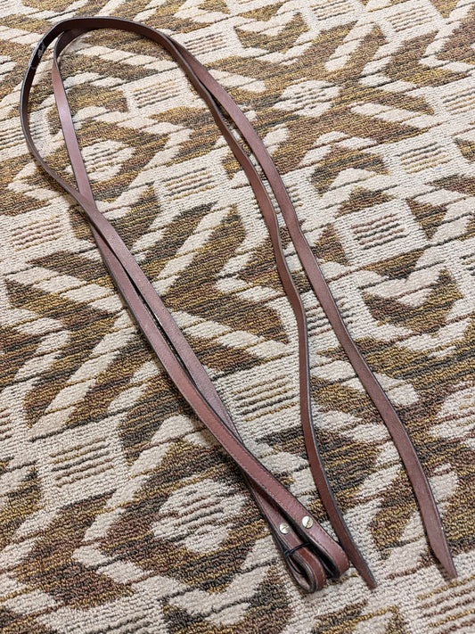 Dark Oil Split Reins