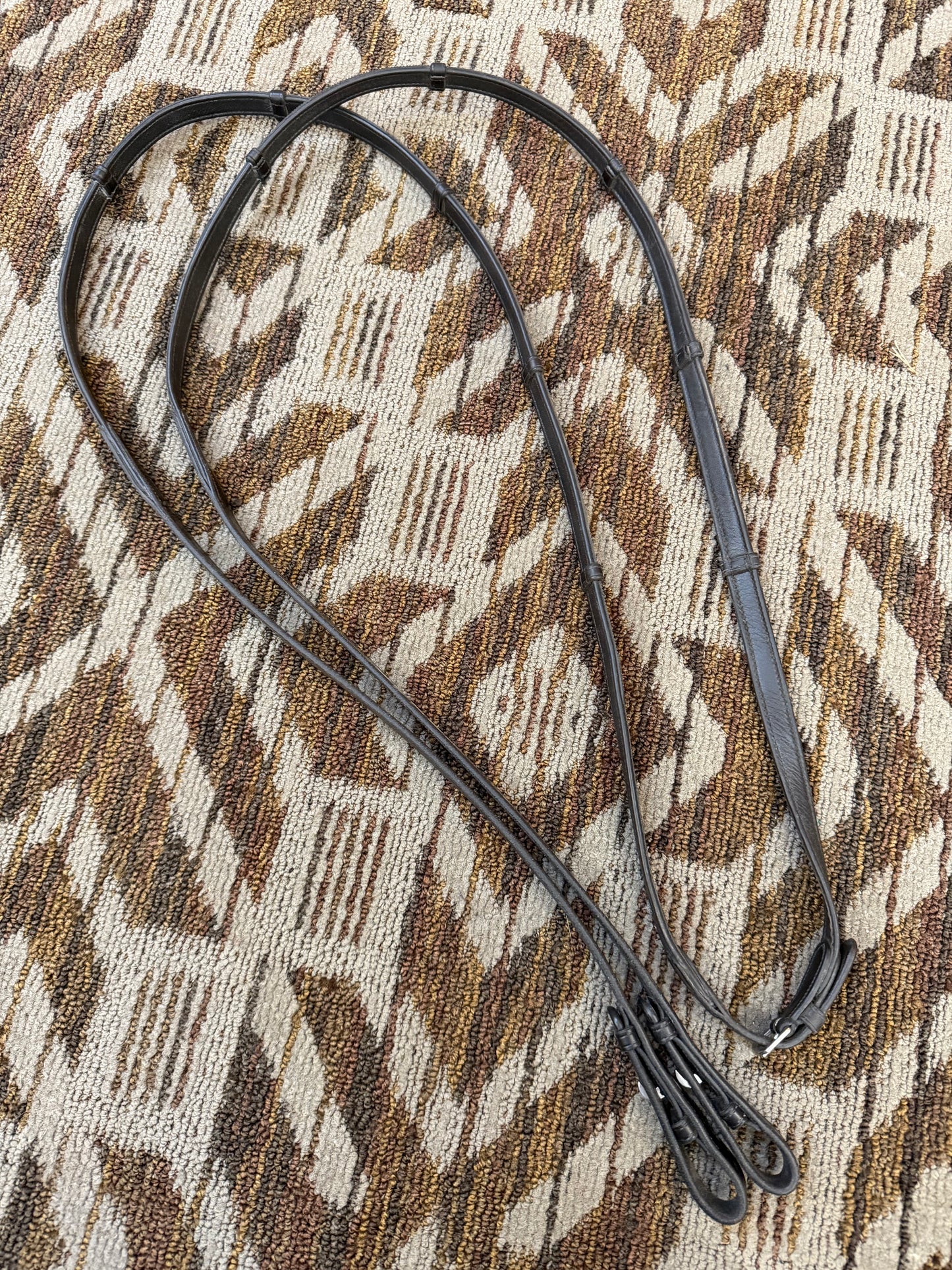 Grippy Leather Reins w/ Hand Stops