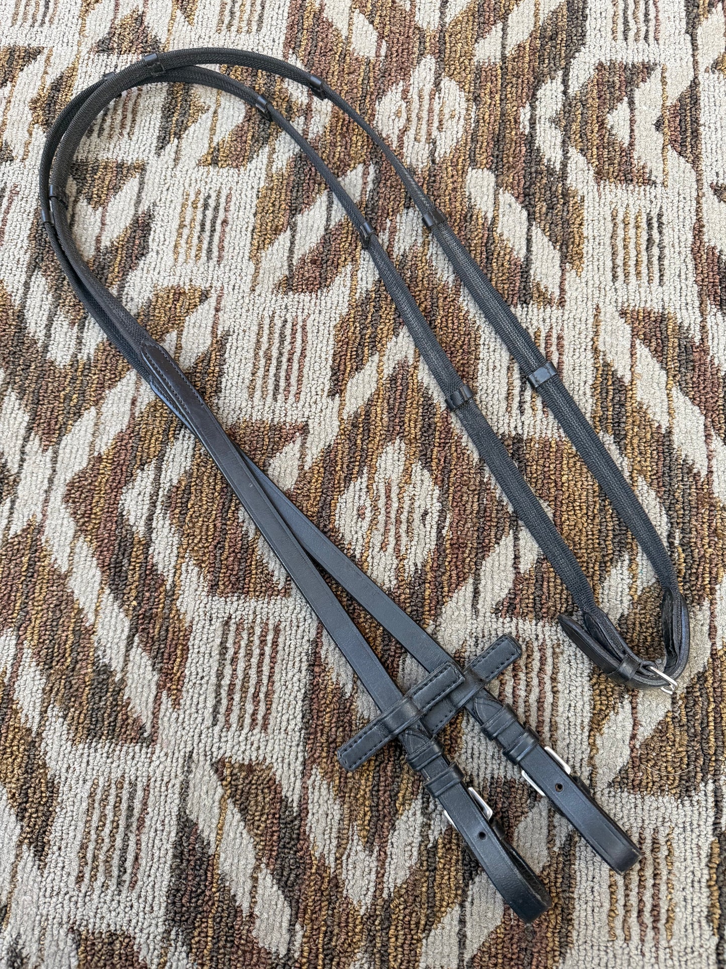 Black Webbed Grippy Reins