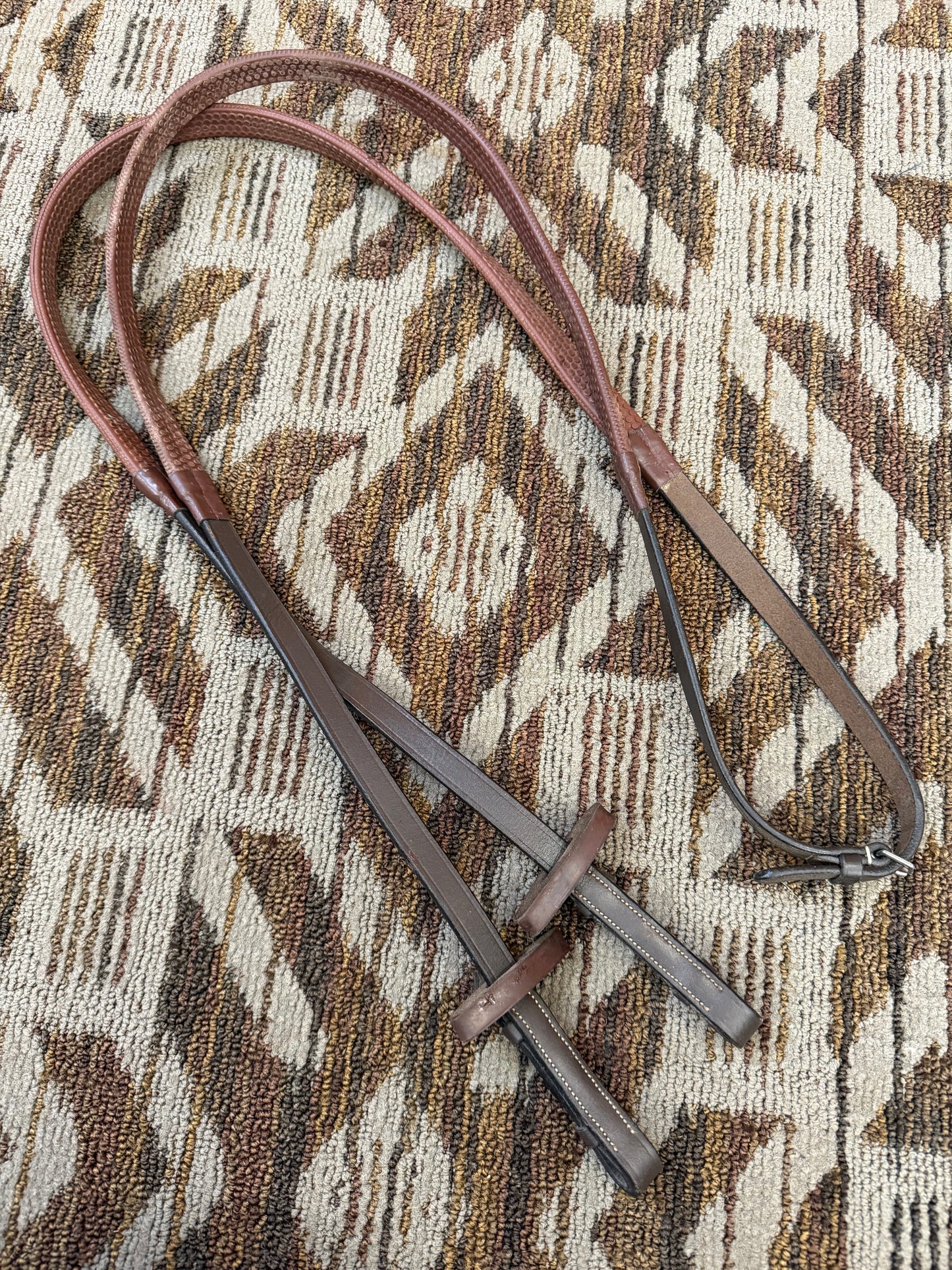 Brown Rubber Reins