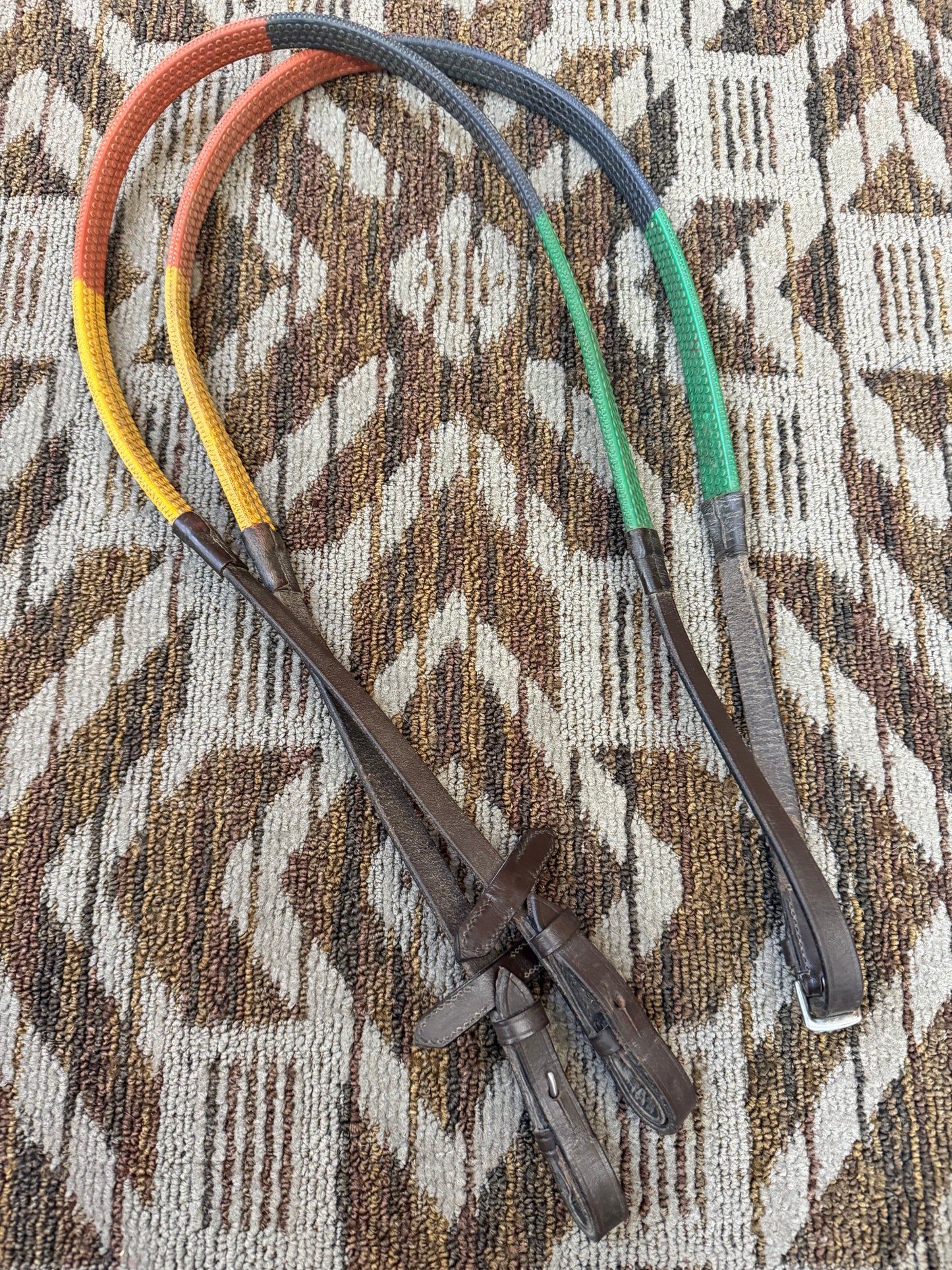 Rainbow Rubber Reins