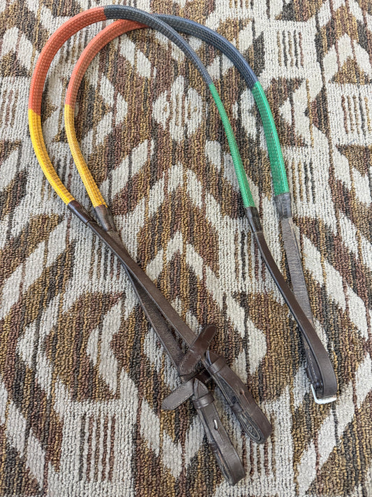 Rainbow Rubber Reins