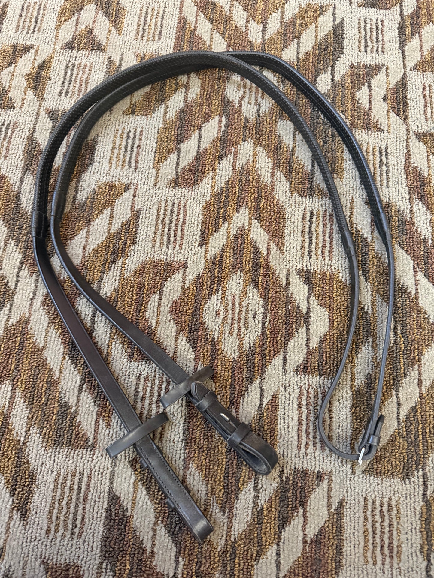 Black Rubber Reins