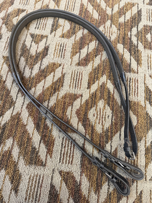 Black Rubber Reins