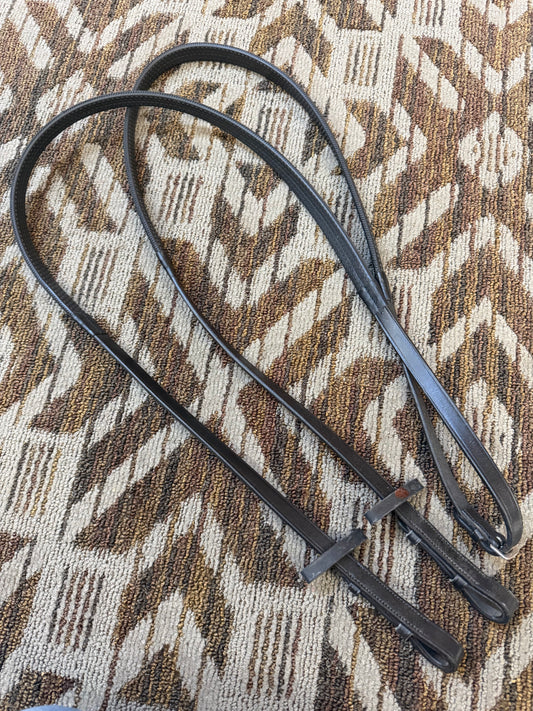 Black Rubber Reins