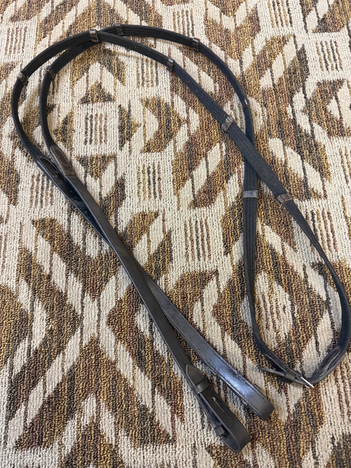 Black Webbed Reins