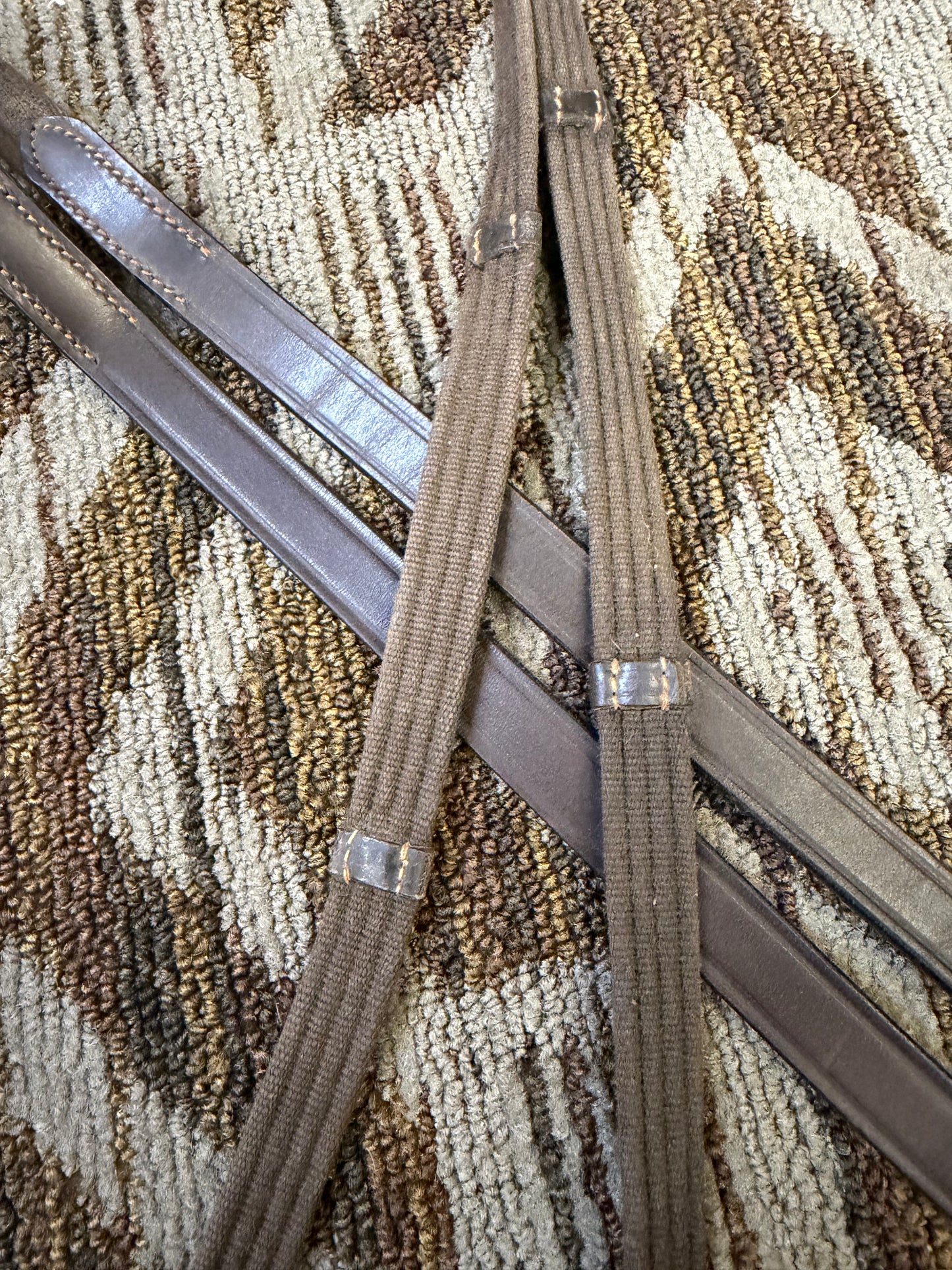 Brown Webbed Reins