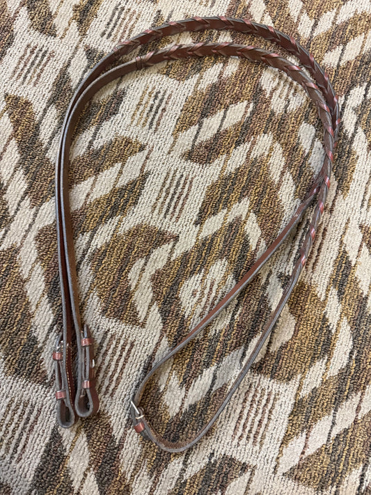 Chestnut Laced Reins