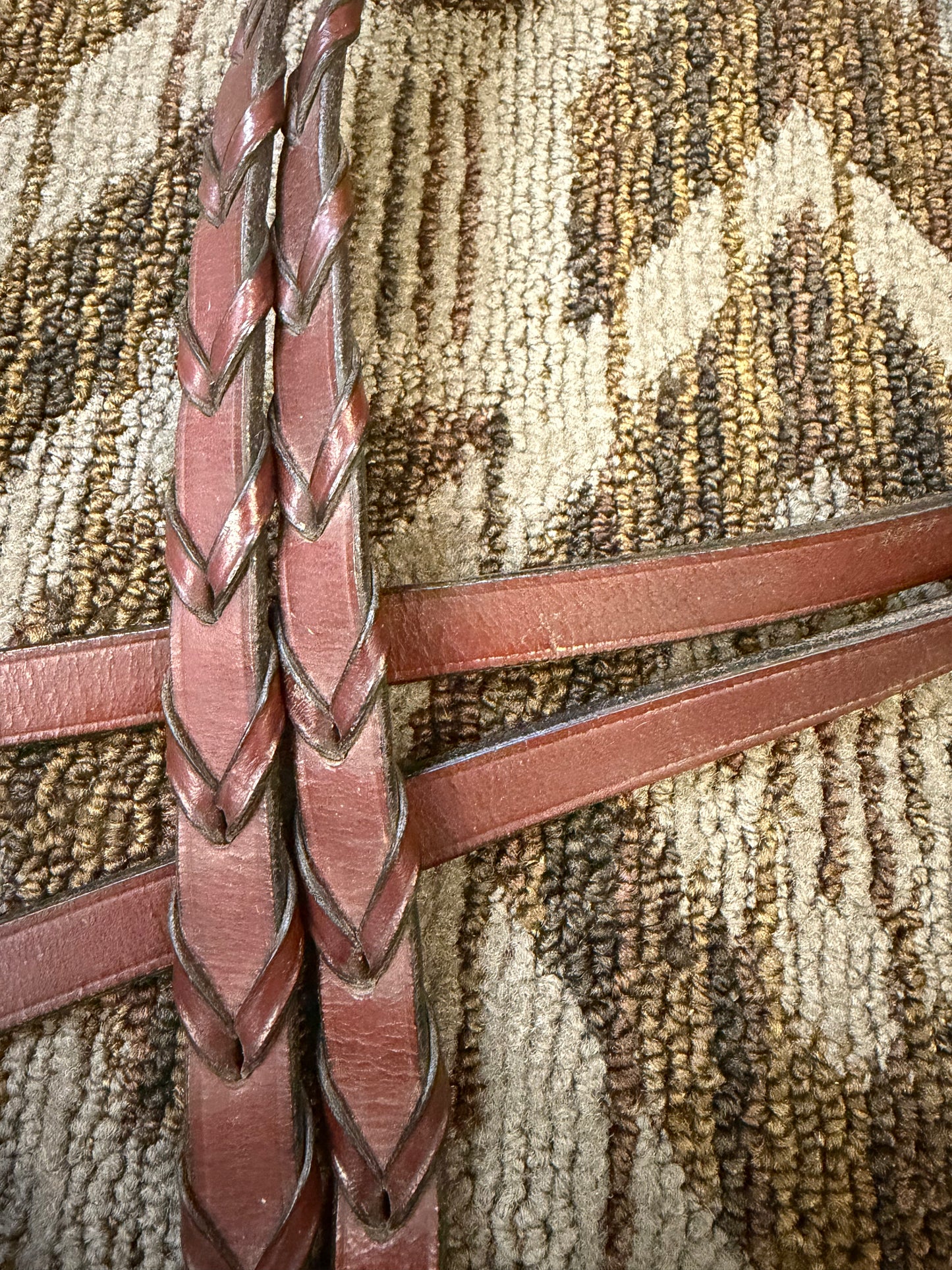Chestnut Laced Reins