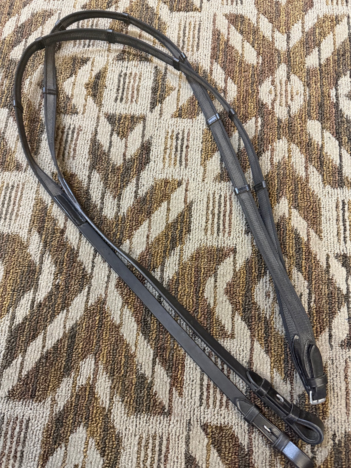 Black Grippy Webbed Reins