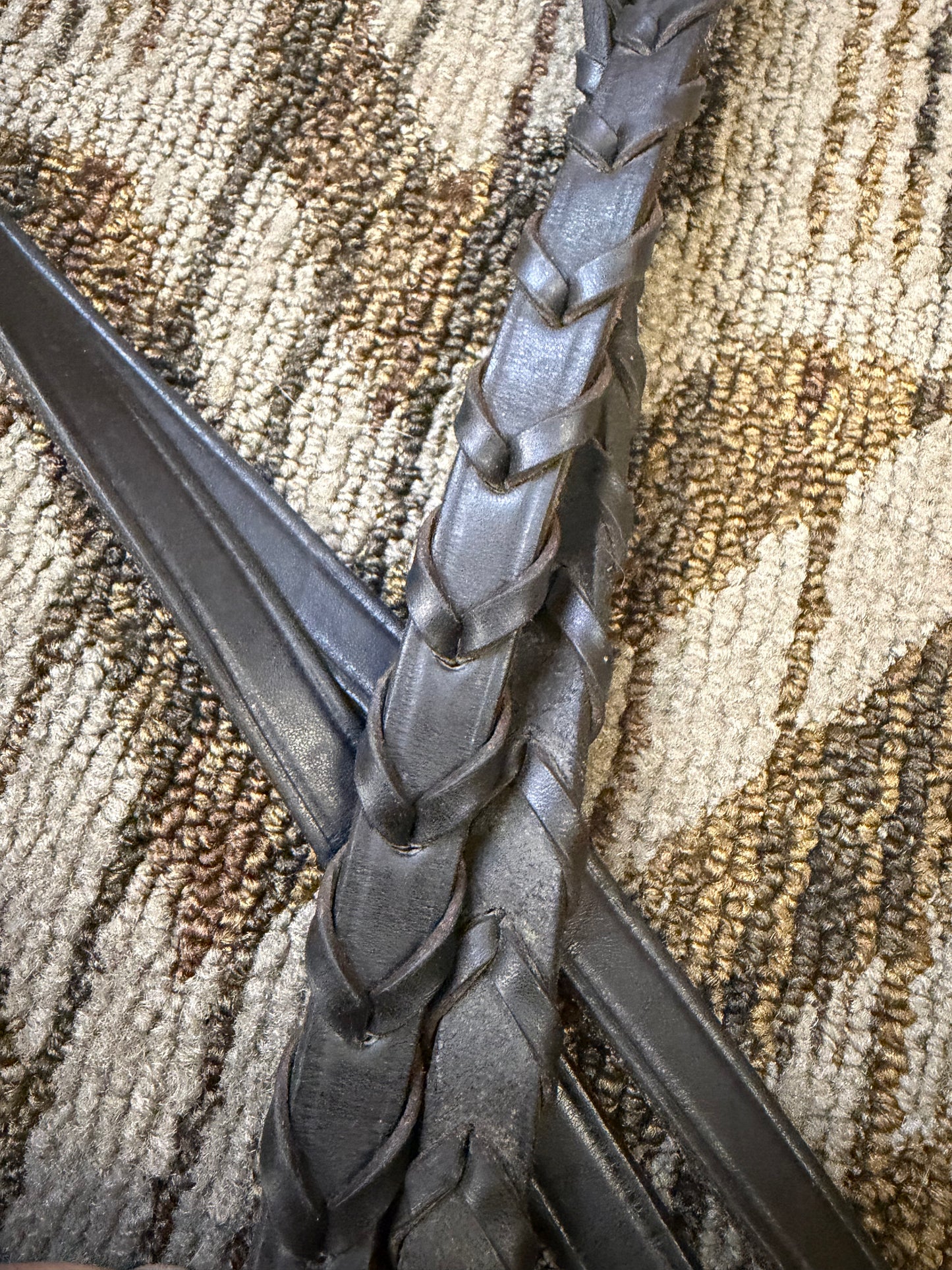 Black Draft Laced Reins