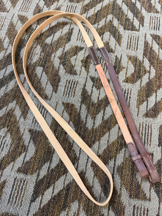 Tan Cotton Webbed Reins