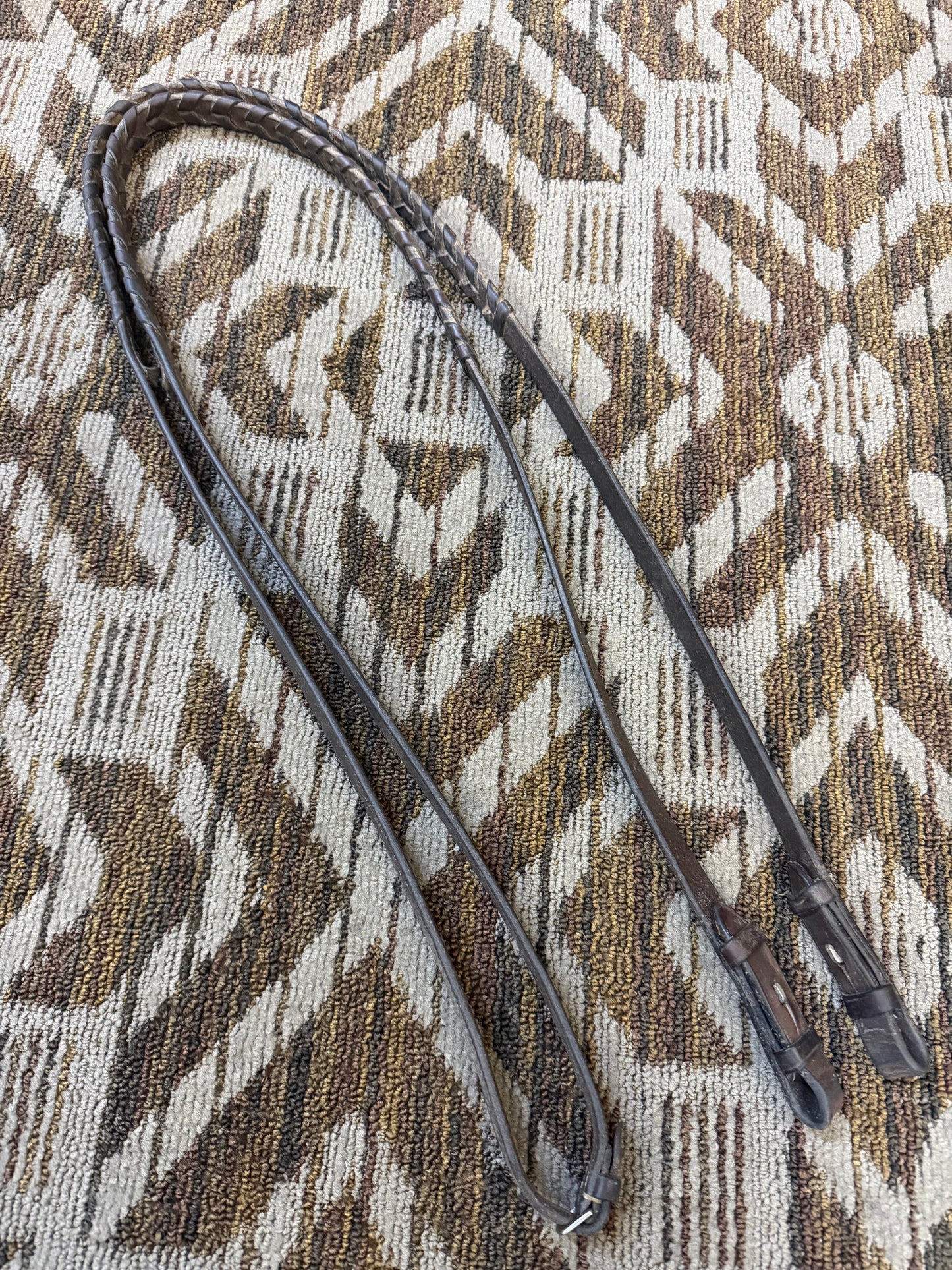Wide Leather Laced Reins