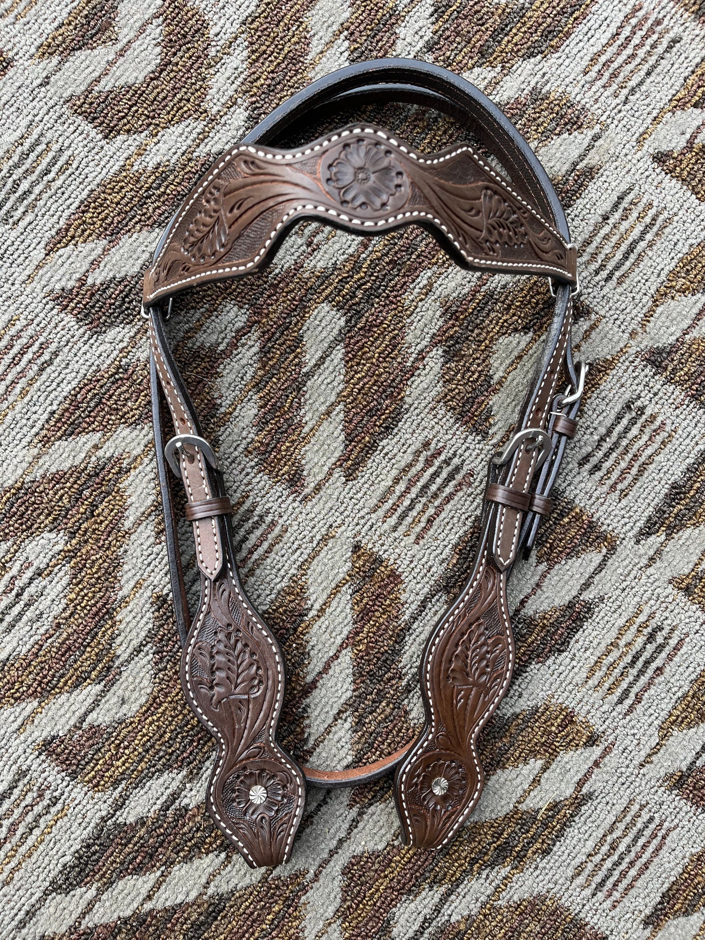 Showman Dark Oil Headstall