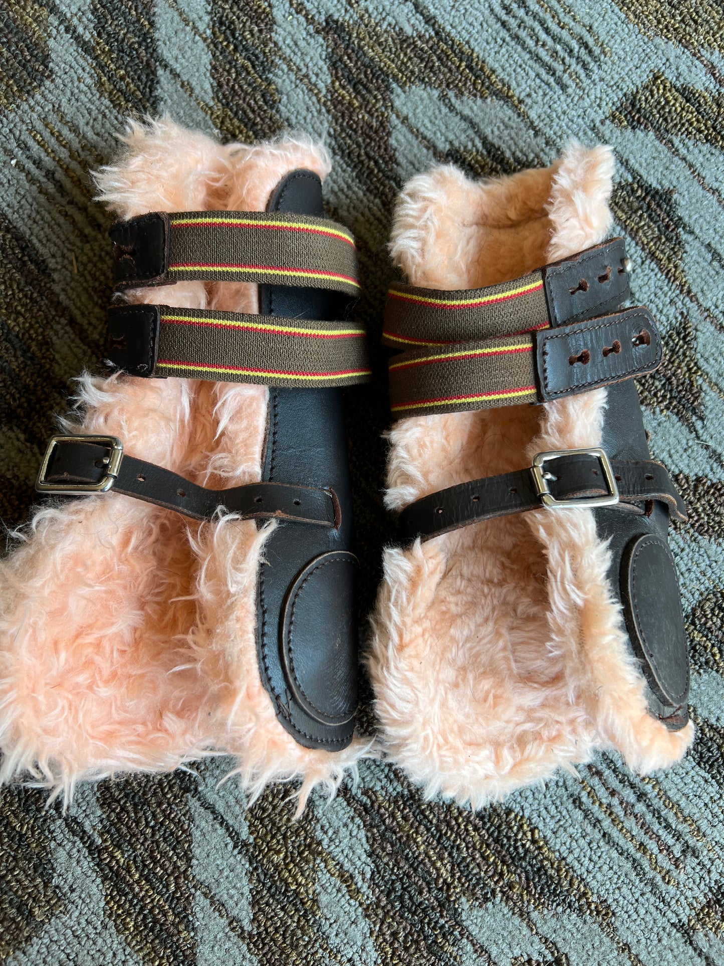 Leather/Fleece Gallop Boots