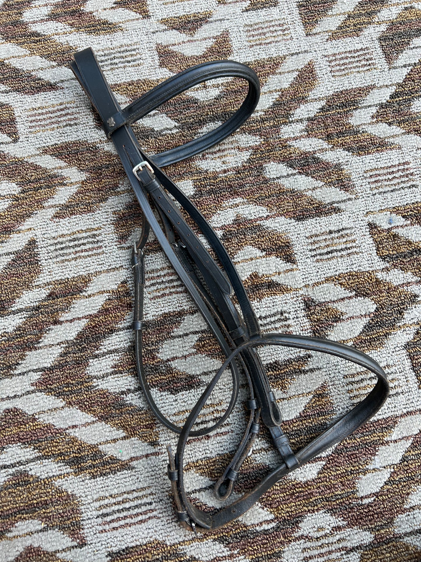 Black Stamped Bridle