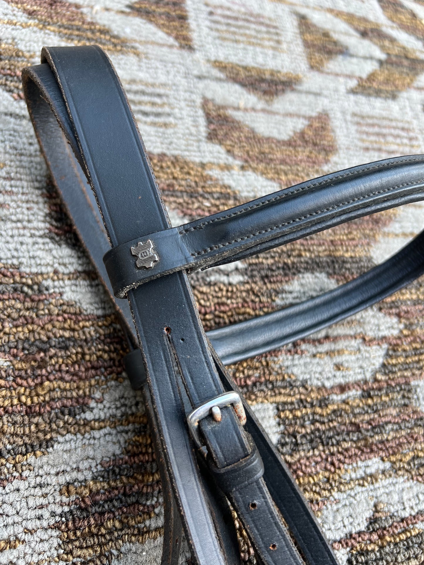 Black Stamped Bridle