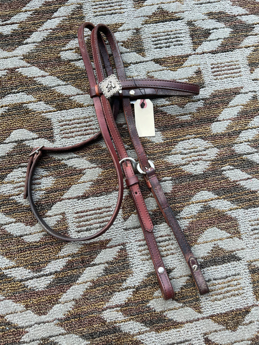 Leather Barrel Racing Headstall