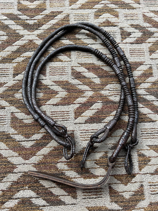 Dark Brown Rommel Reins