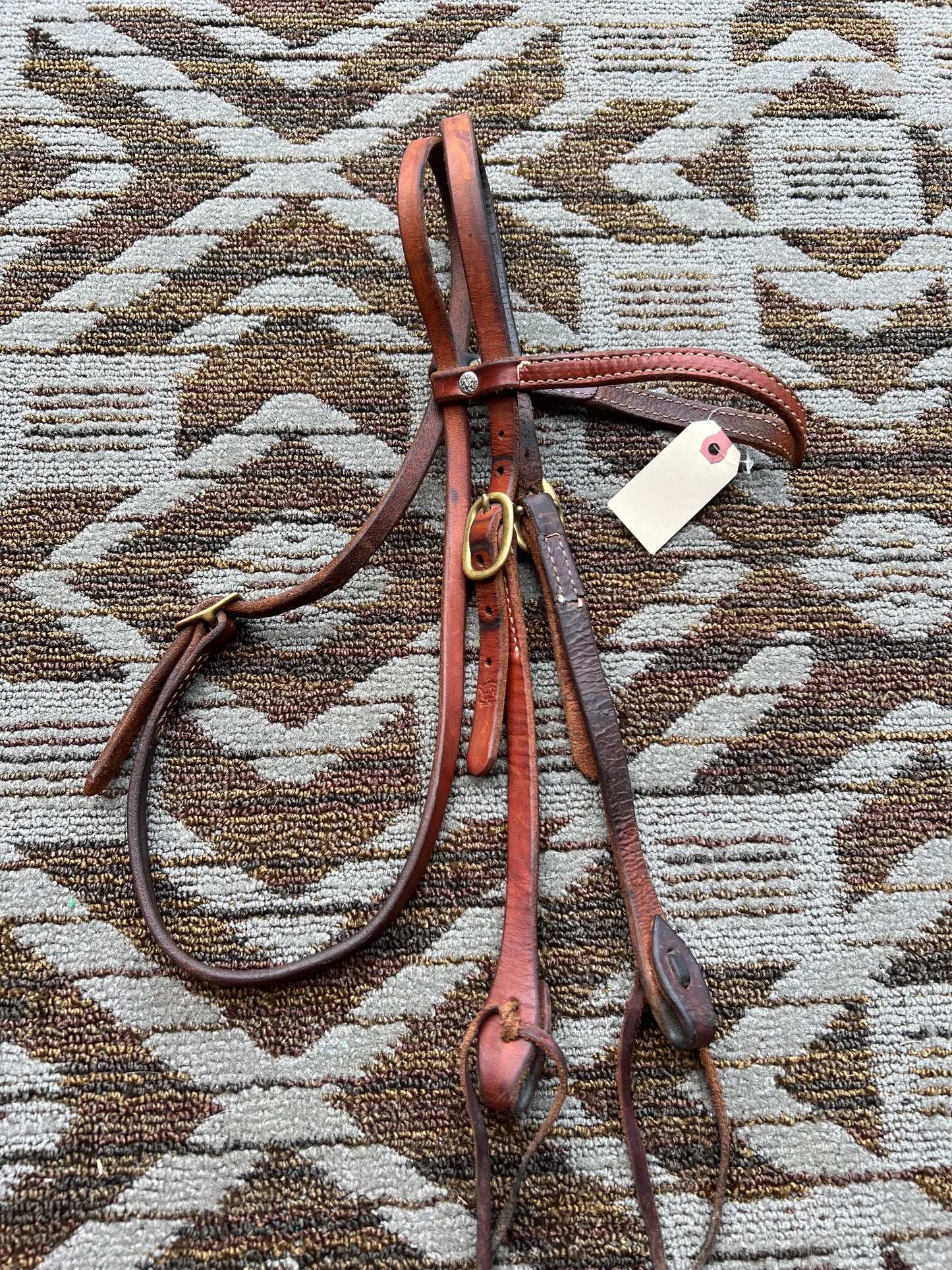 Murphy Leather Headstall w/ V Browband