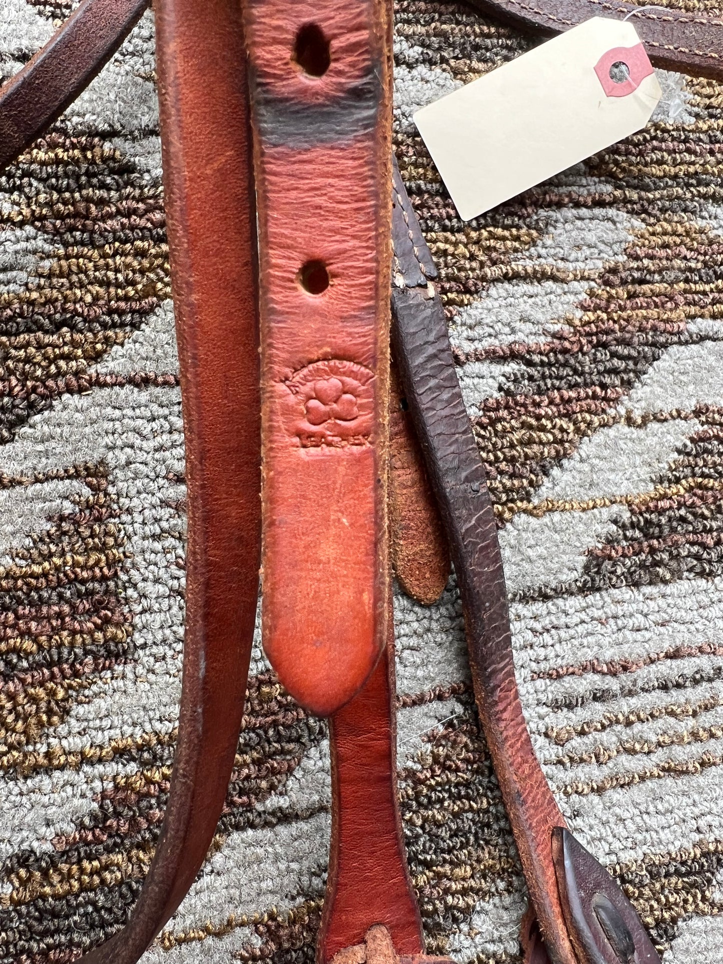 Murphy Leather Headstall w/ V Browband