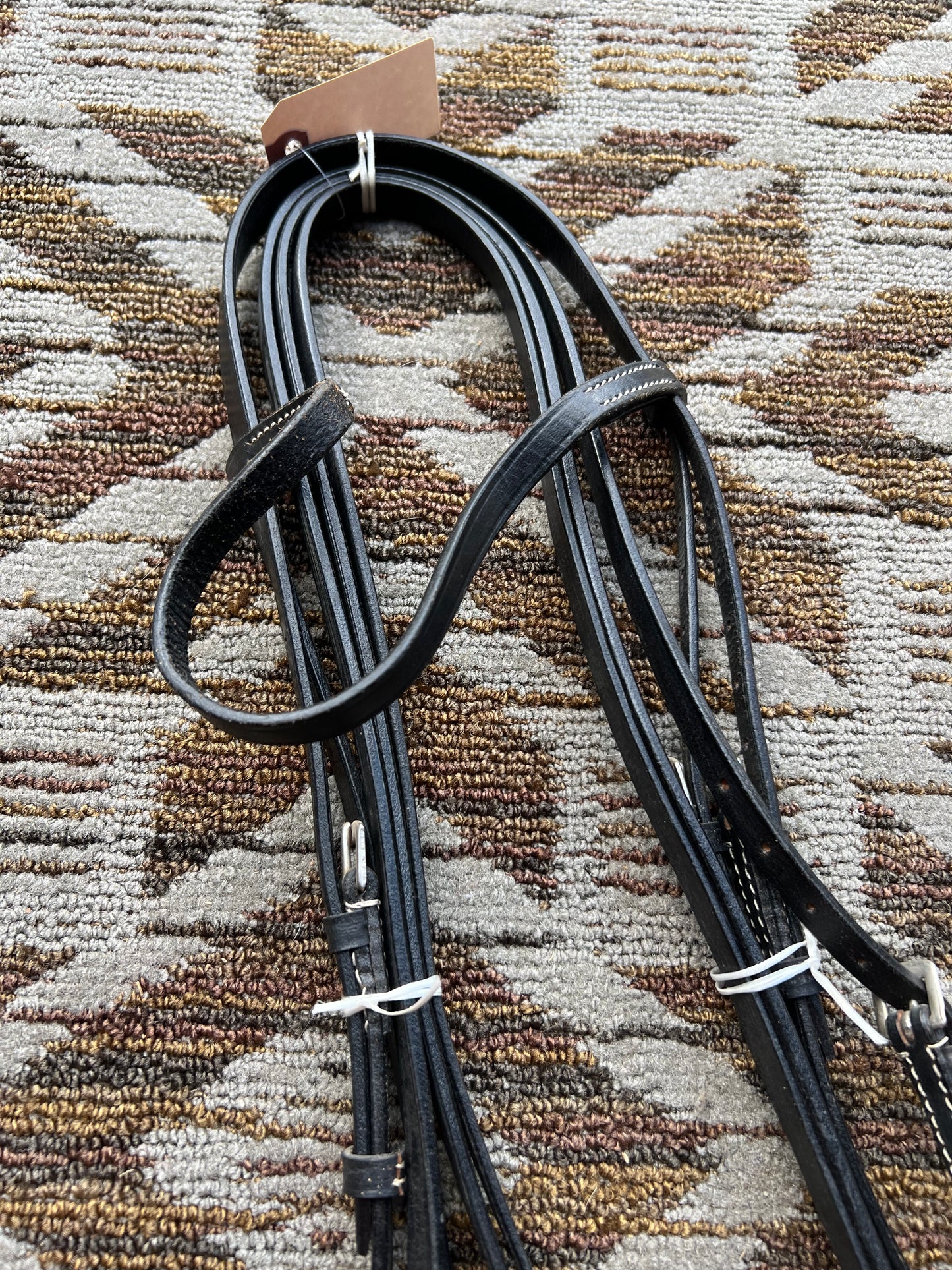 Black Bridle w/ Matching Reins