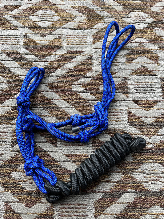 Blue Rope Halter w/ Matching Lead