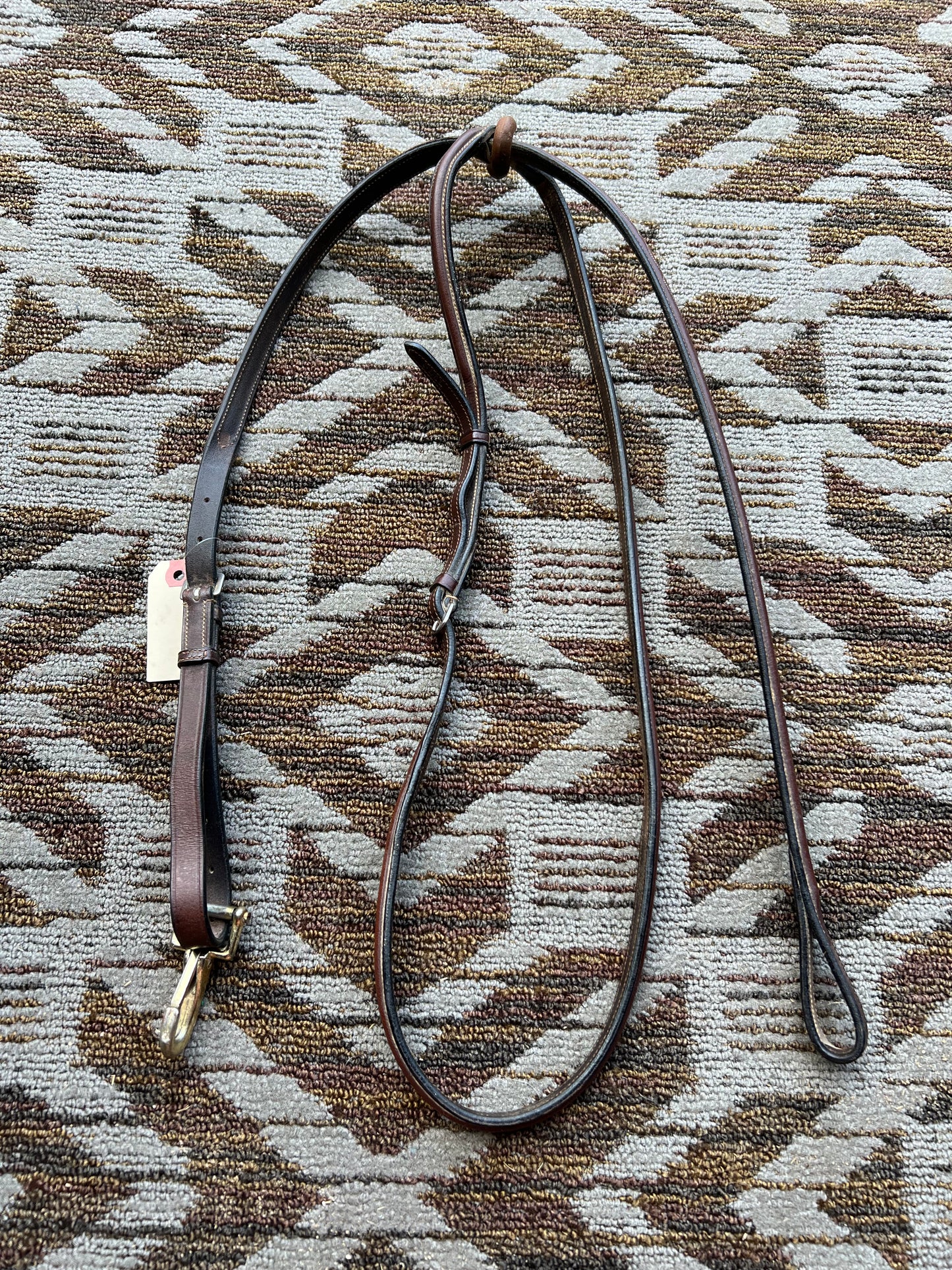 Brown Fancy Stitched Standing Martingale